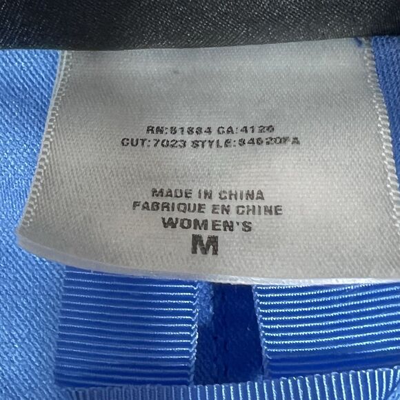 Patagonia Integral Jacket Women Medium Blue Lightweight Packable Travel Full Zip - Picture 10 of 13